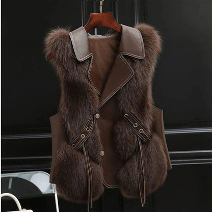 Ivy Women's Vest - fabric and finish detail