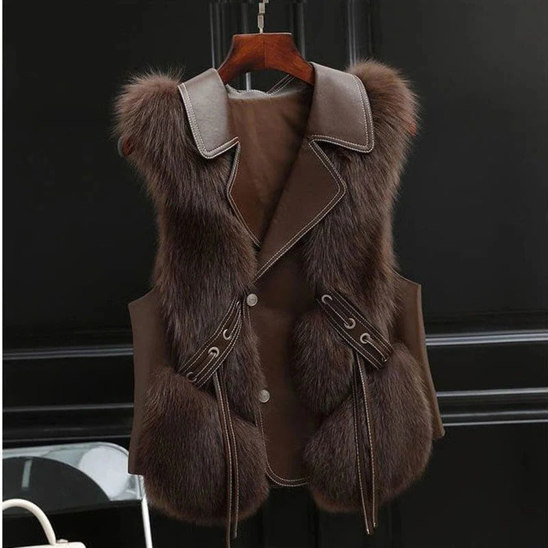 Tamsin Women's Vest - fabric and finish detail