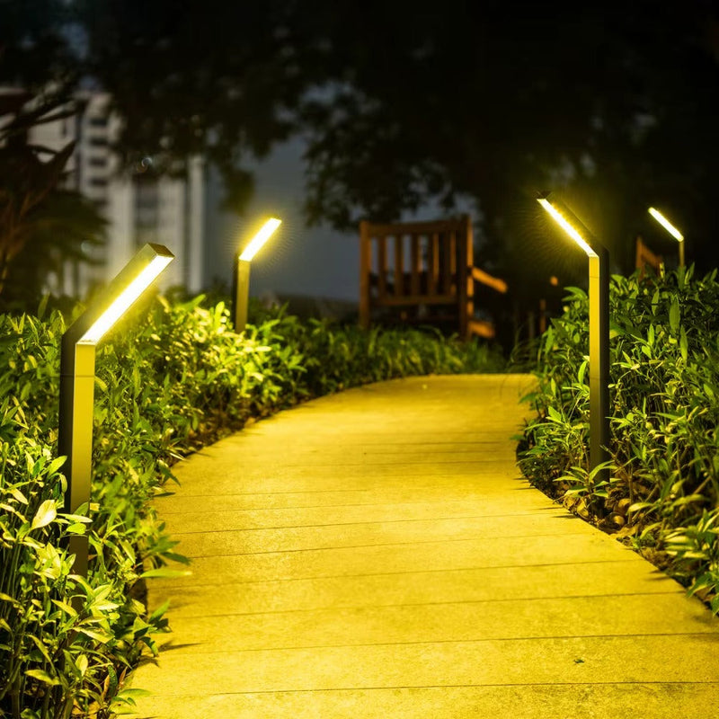 Willow Solar Pathway Lights - fabric and finish detail