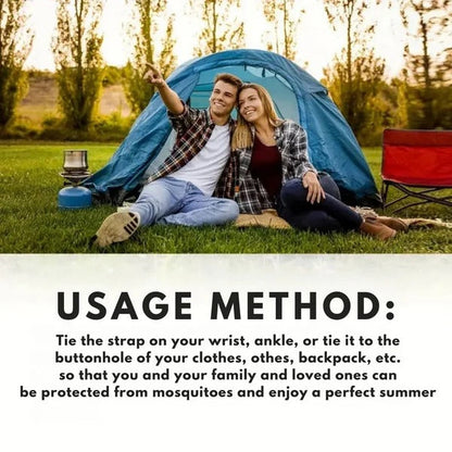 Quarry Portable Repellent Wristband - full-length view