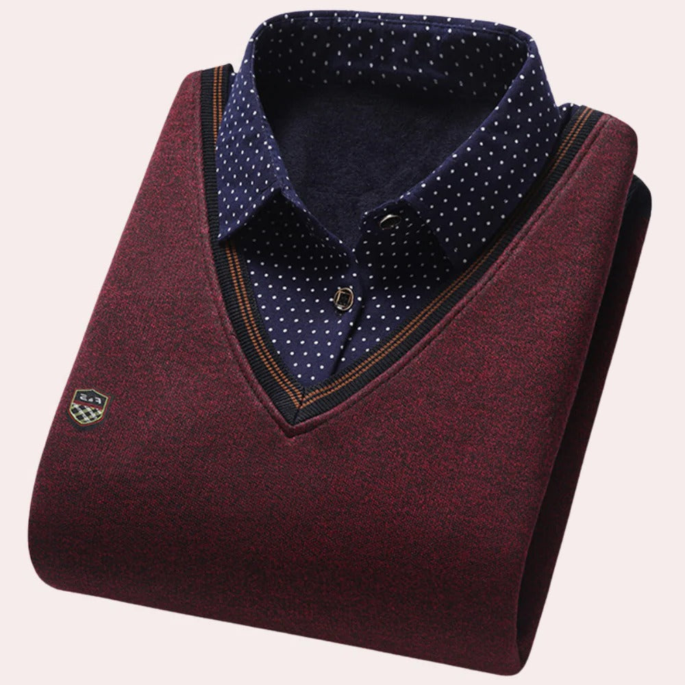 Finnian Men's Sweater - back view