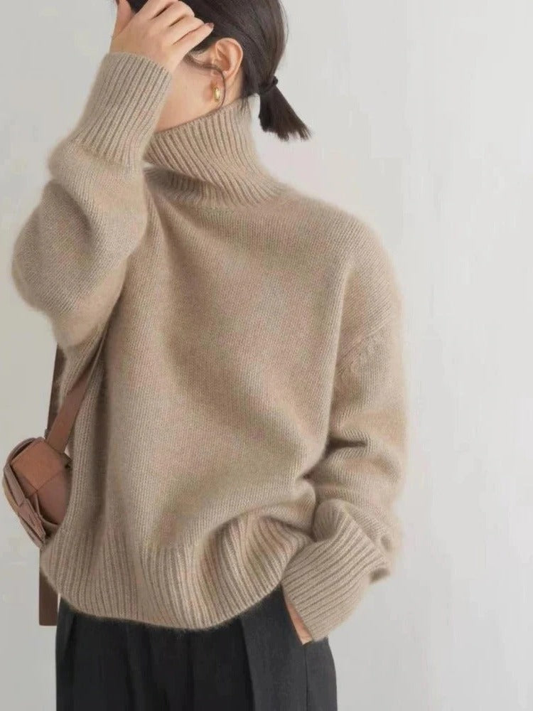 Lila Women's Sweater | Wool, Merino, Turtleneck