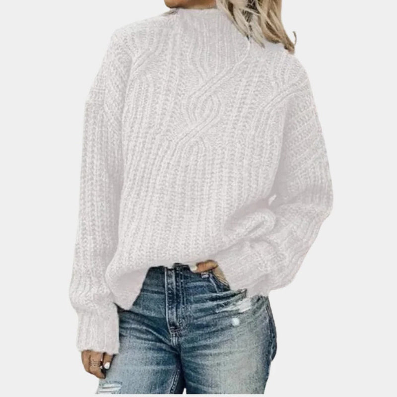 Ava Women's Sweater - fabric and finish detail