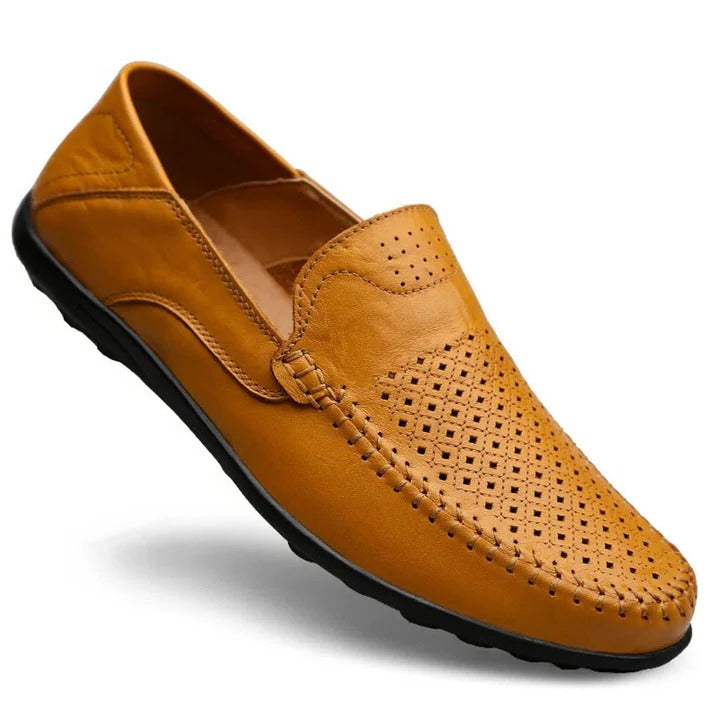 Fabian Men's Loafers - fabric and finish detail