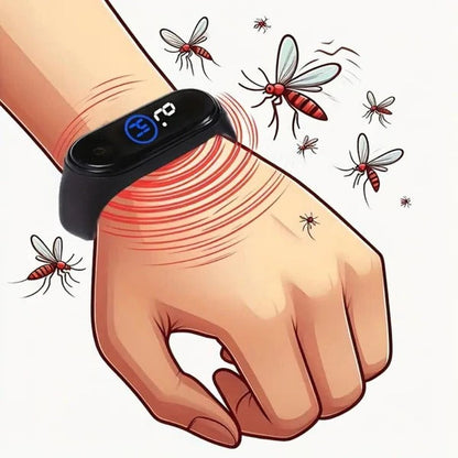 Quarry Portable Repellent Wristband - front view
