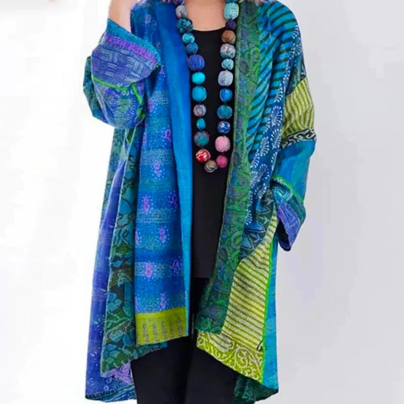 Ava Women's Cardigan | Blue, Green