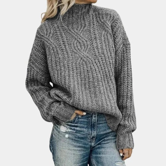 Jolie Women's Sweater - fabric and finish detail