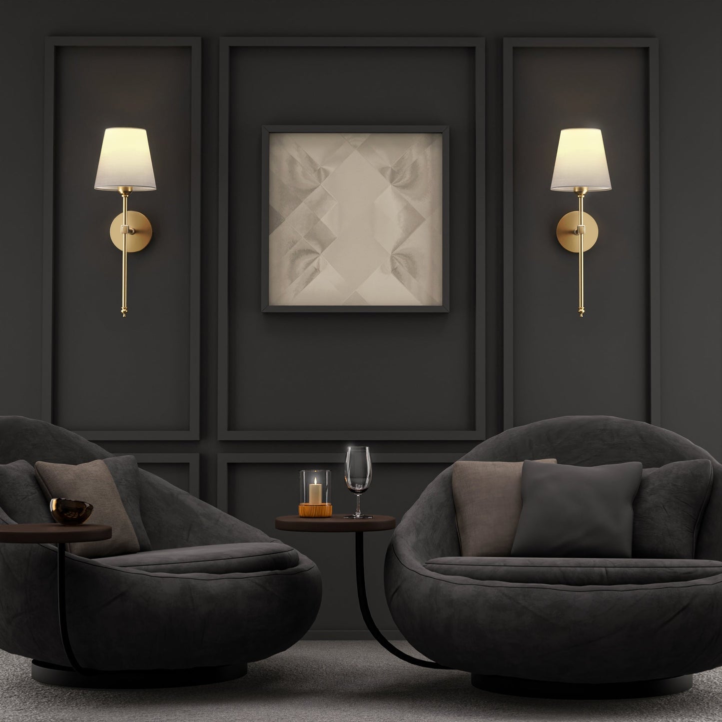 Fable LED Wall Sconce - styled view