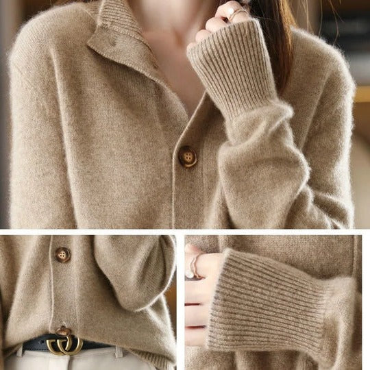 Lumi Women's Cardigan - close-up detail