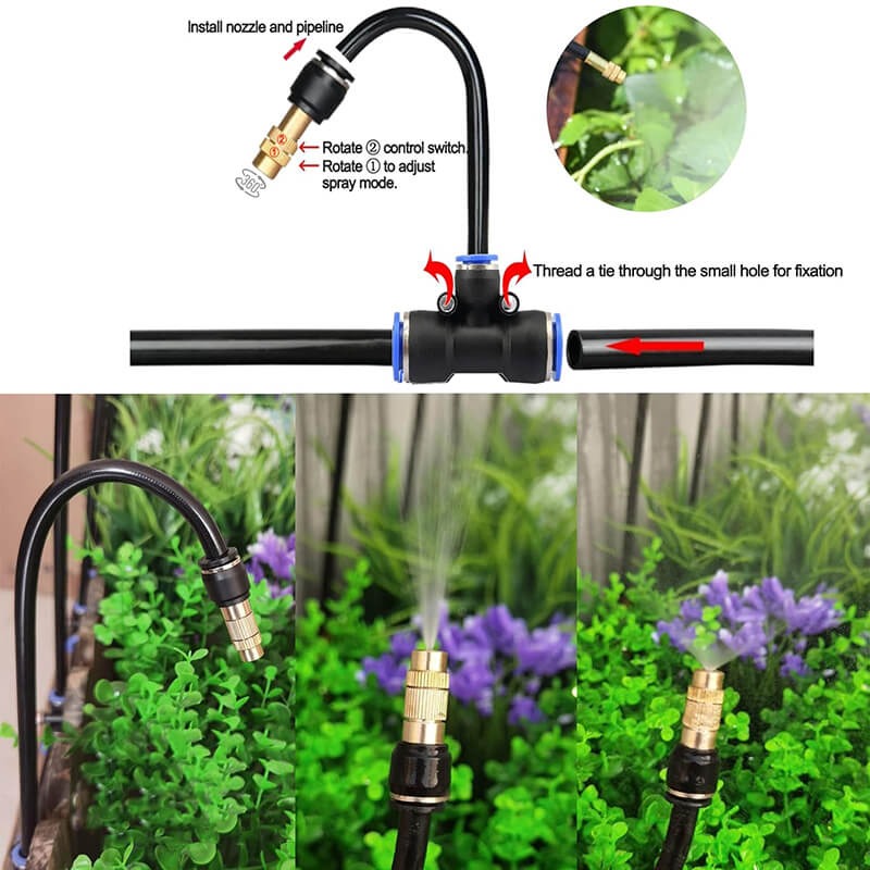 Thistle Portable Irrigation Kit - back view