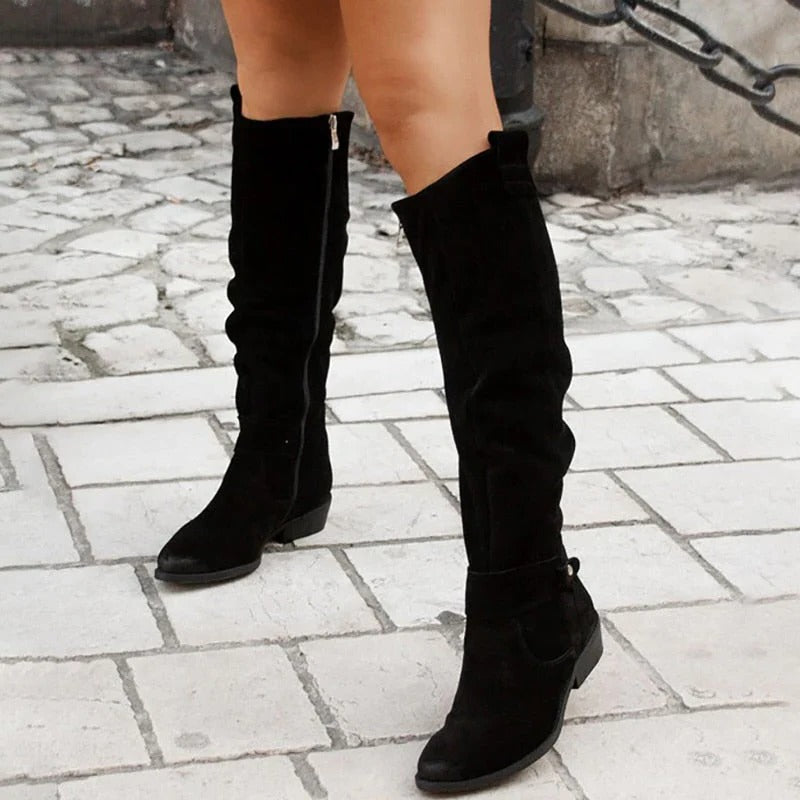 Delphine Women's Ankle Boots - styled view