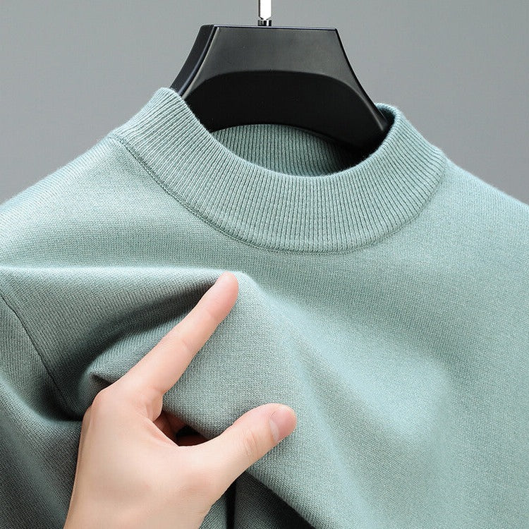 Tristan Men's Sweater - fabric and finish detail