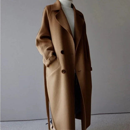 Harlow Women's Trench Coat - fabric and finish detail