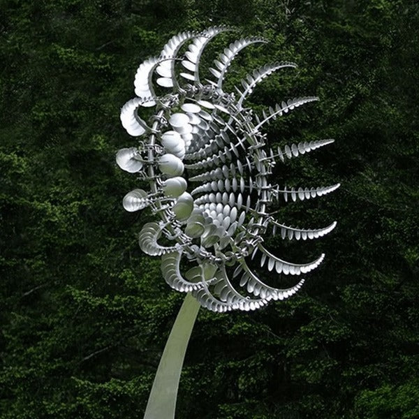 Birch Solar Wind Spinner - back view
