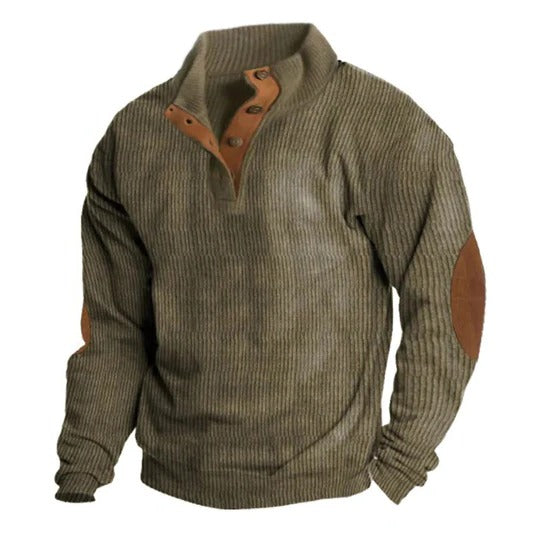 Yves Men's Sweater | Beige, Green