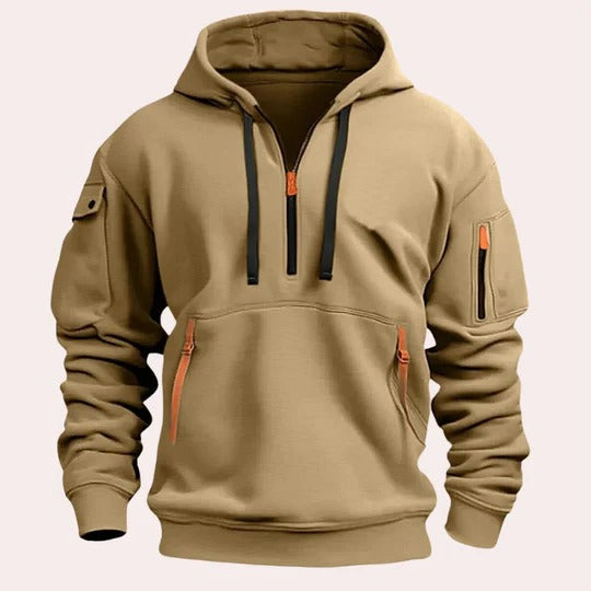 Ivor Men's Hoodie | Black, Grey