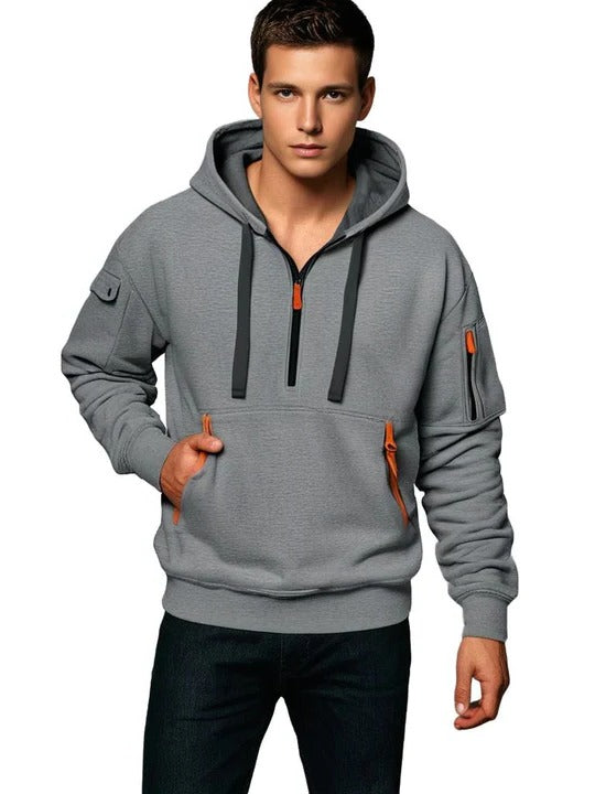 Ivor Men's Hoodie - flat lay