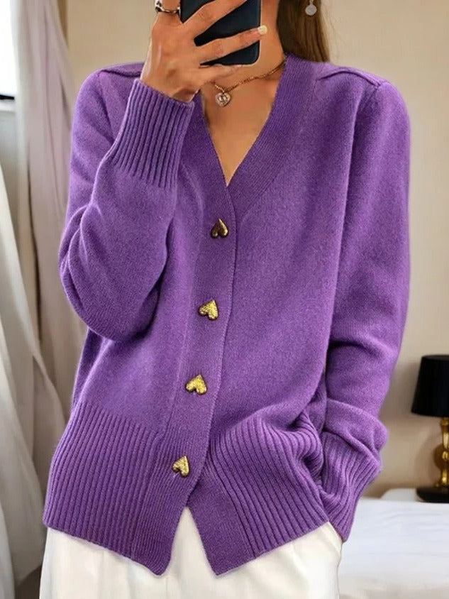 Fleur Women's Cardigan - close-up detail