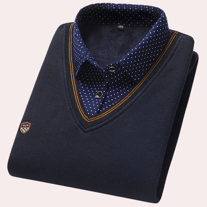 Finnian Men's Sweater - flat lay