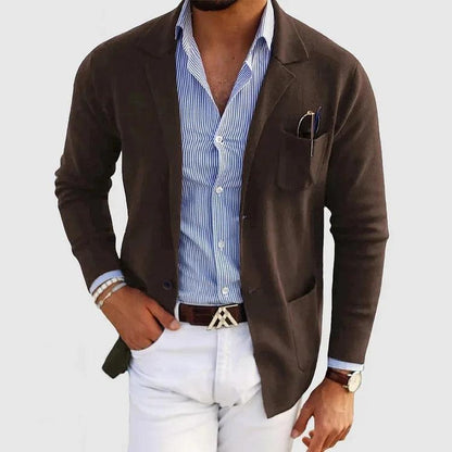 Silas Men's Blazer - flat lay
