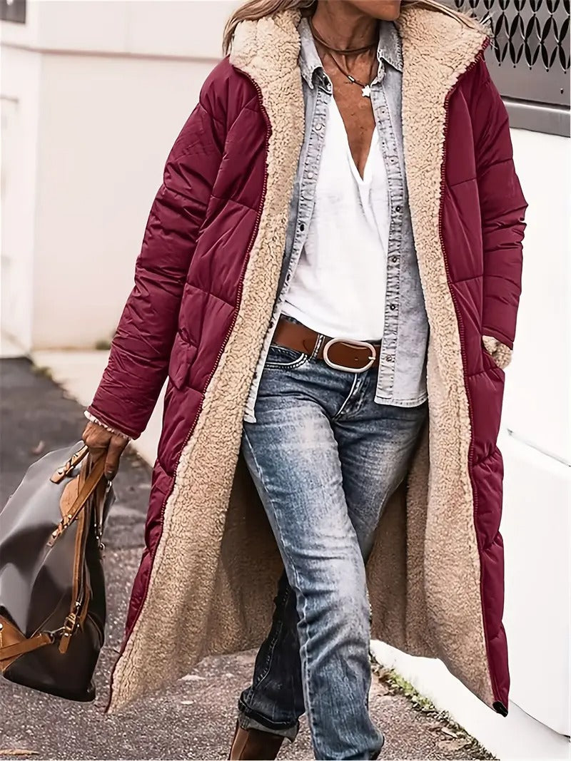 Xanthe Women's Quilted Coat - front view