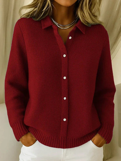 Juliette Women's Cardigan - fabric and finish detail
