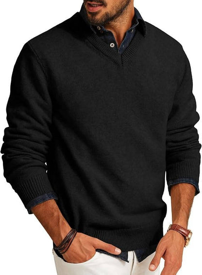 Emmett Men's Sweater - close-up detail