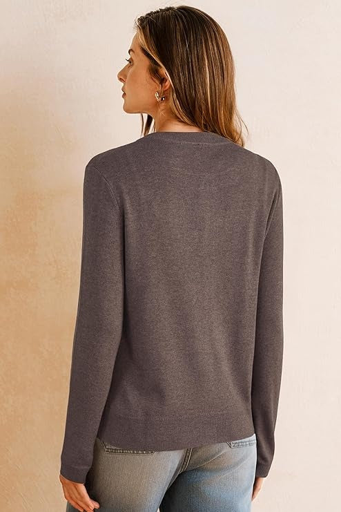 Thea Women's Cardigan - fabric and finish detail