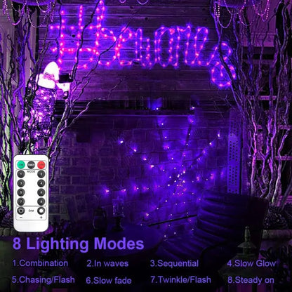 Pine Solar Lights Outdoor - styled view