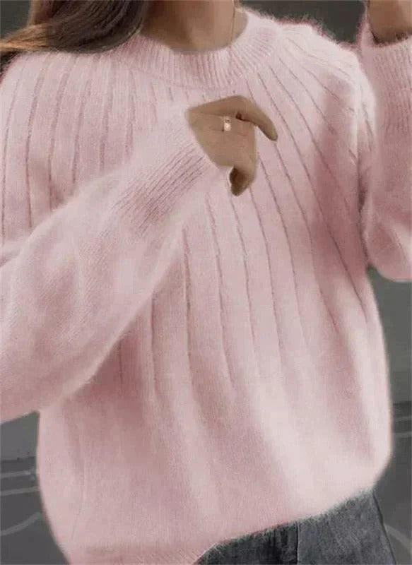 Tilda Women's Sweater - fabric and finish detail