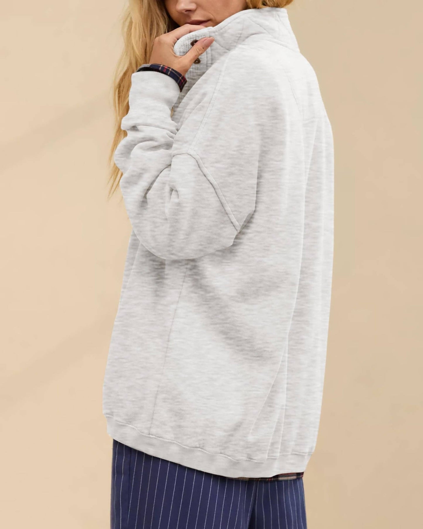 Lena Women's Oversized Sweatshirt - full-length view