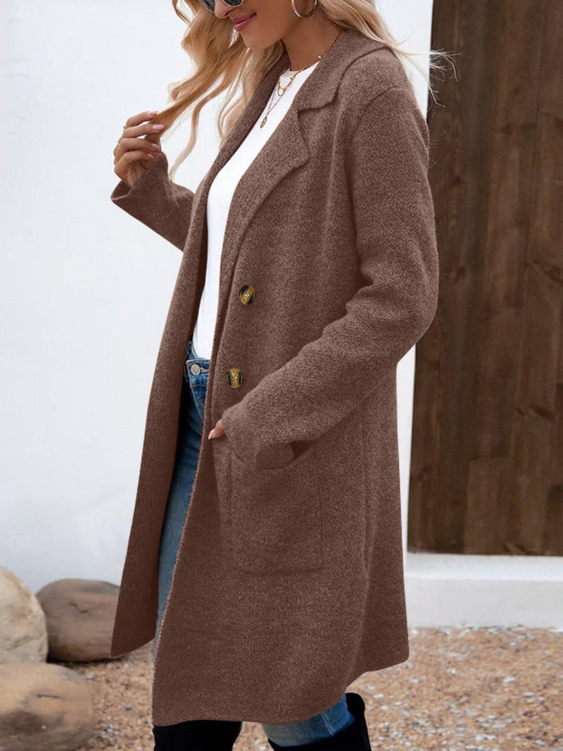 Nora Women's Cardigan - flat lay