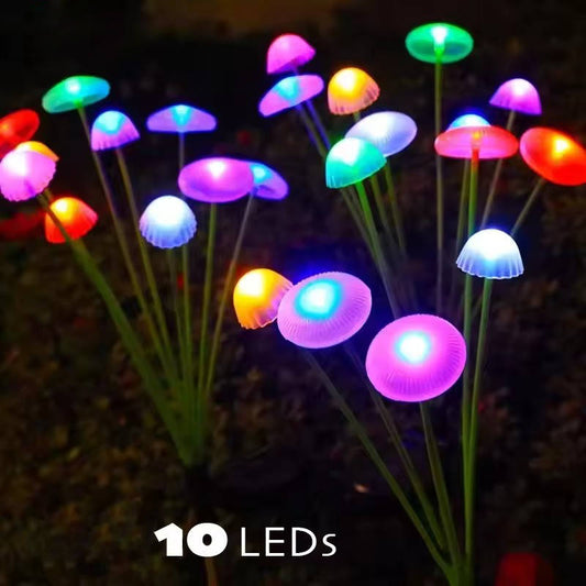 Juniper Solar Lights Outdoor - styled view
