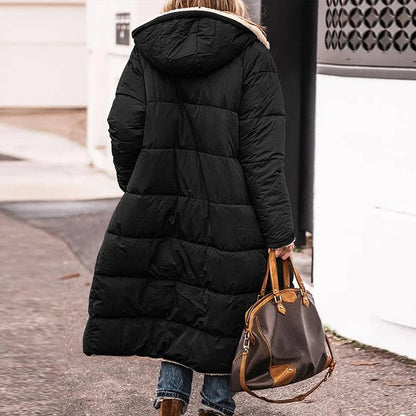 Xanthe Women's Quilted Coat - back view