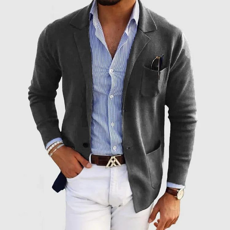 Silas Men's Blazer - full-length view