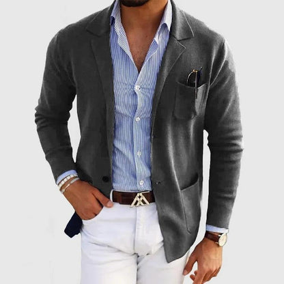 Silas Men's Blazer - full-length view