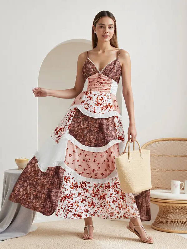 Ivy Women's Floral Dress - styled view