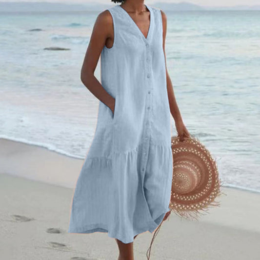 Rosa Women's Midi Dress - front view