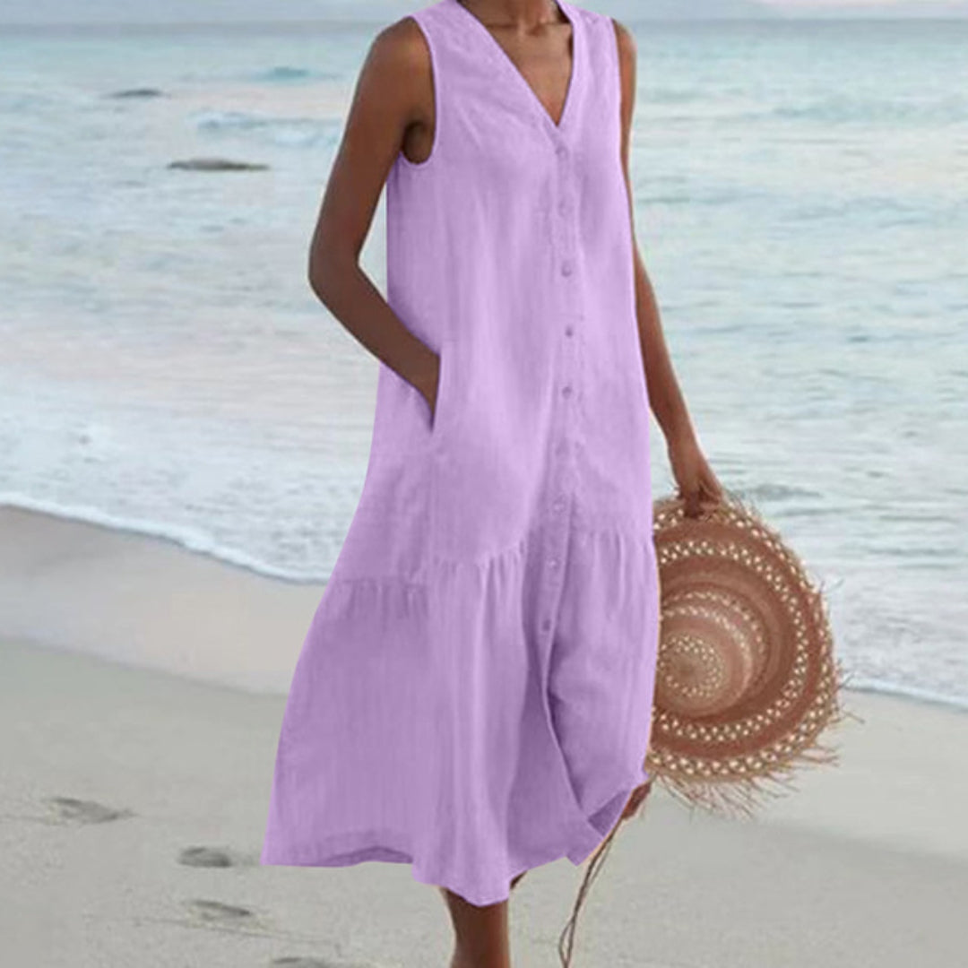 Rosa Women's Midi Dress - styled view