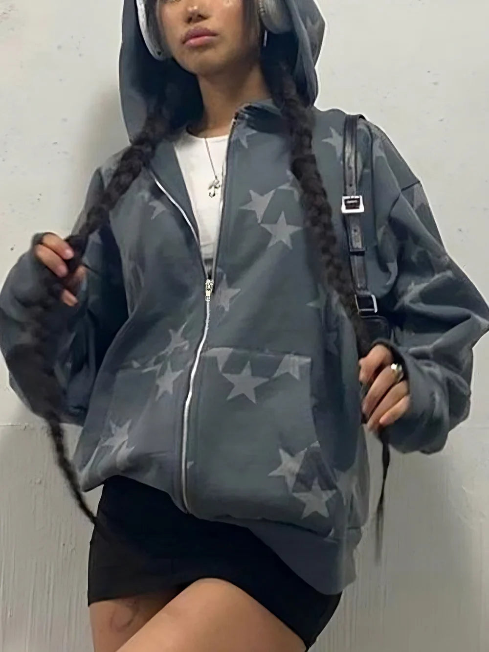 Elise Women's Oversized Hoodie - fabric and finish detail