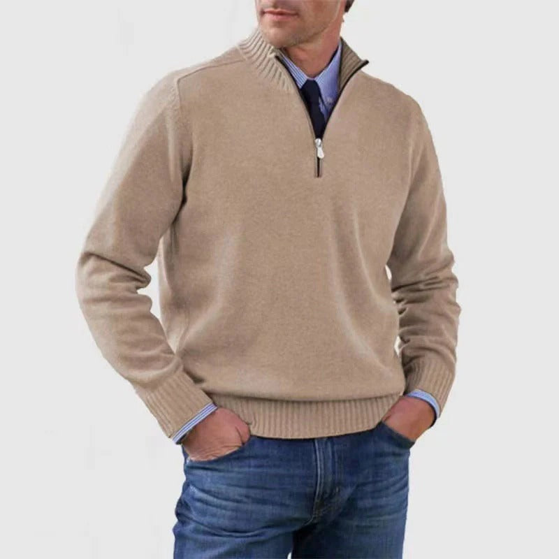 Caleb Men's Sweater - flat lay