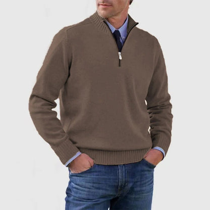 Caleb Men's Sweater - close-up detail