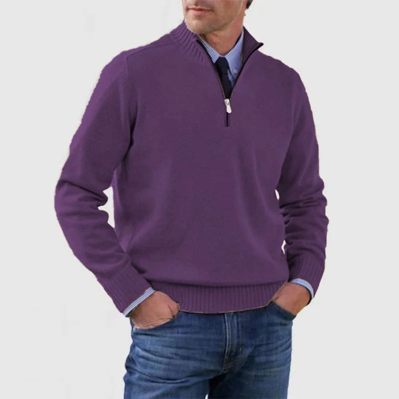Caleb Men's Sweater - styled view