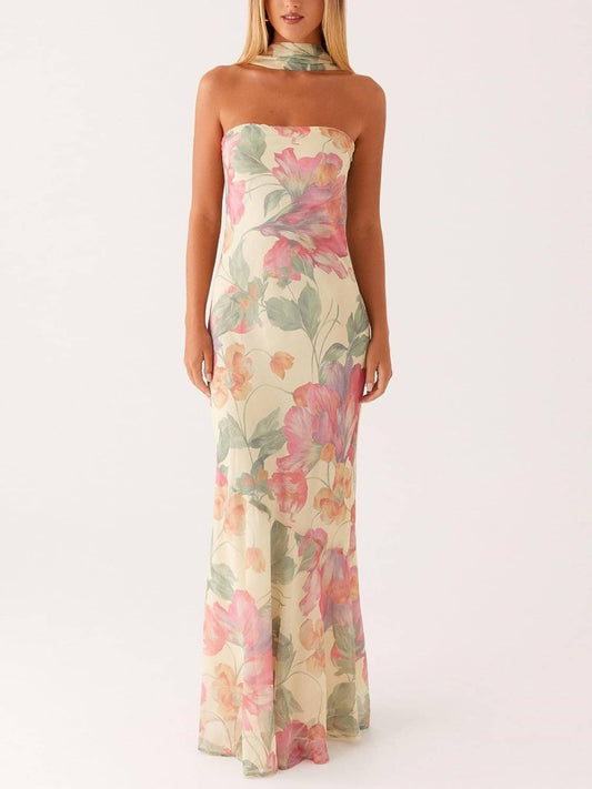 Sable Women's Floral Maxi Dress - front view
