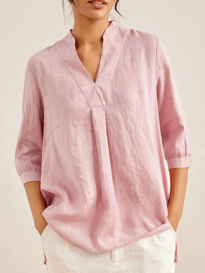 Tallulah Women's Linen Dress - front view