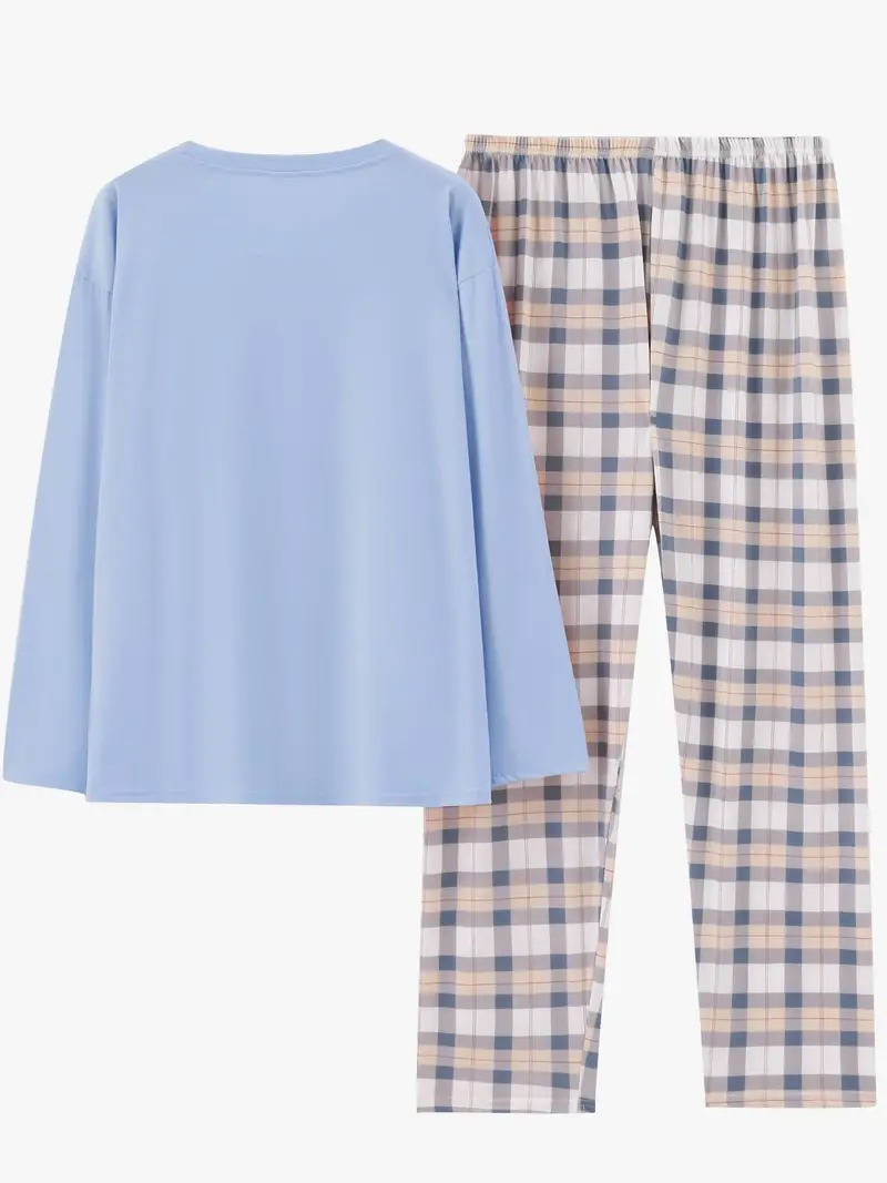 Mabel Women's Plaid Pyjama Set - full-length view