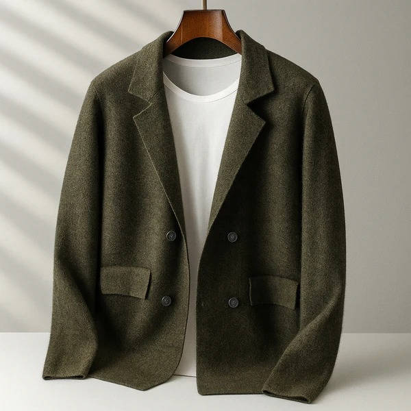 Soren Men's Cardigan - styled view