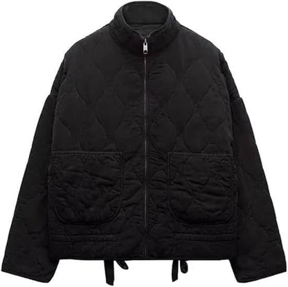 Elise Women's Quilted Jacket - styled view