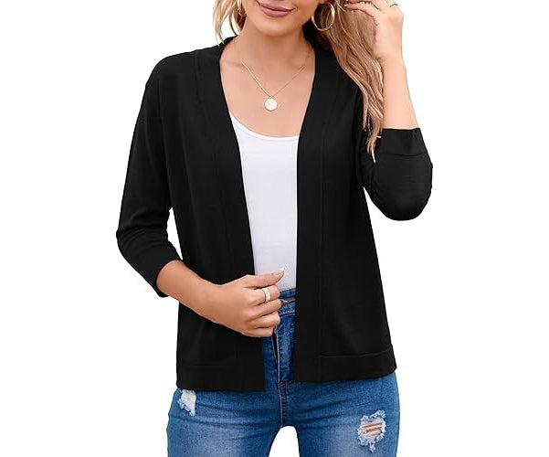 Ulla Women's Cardigan - fabric and finish detail