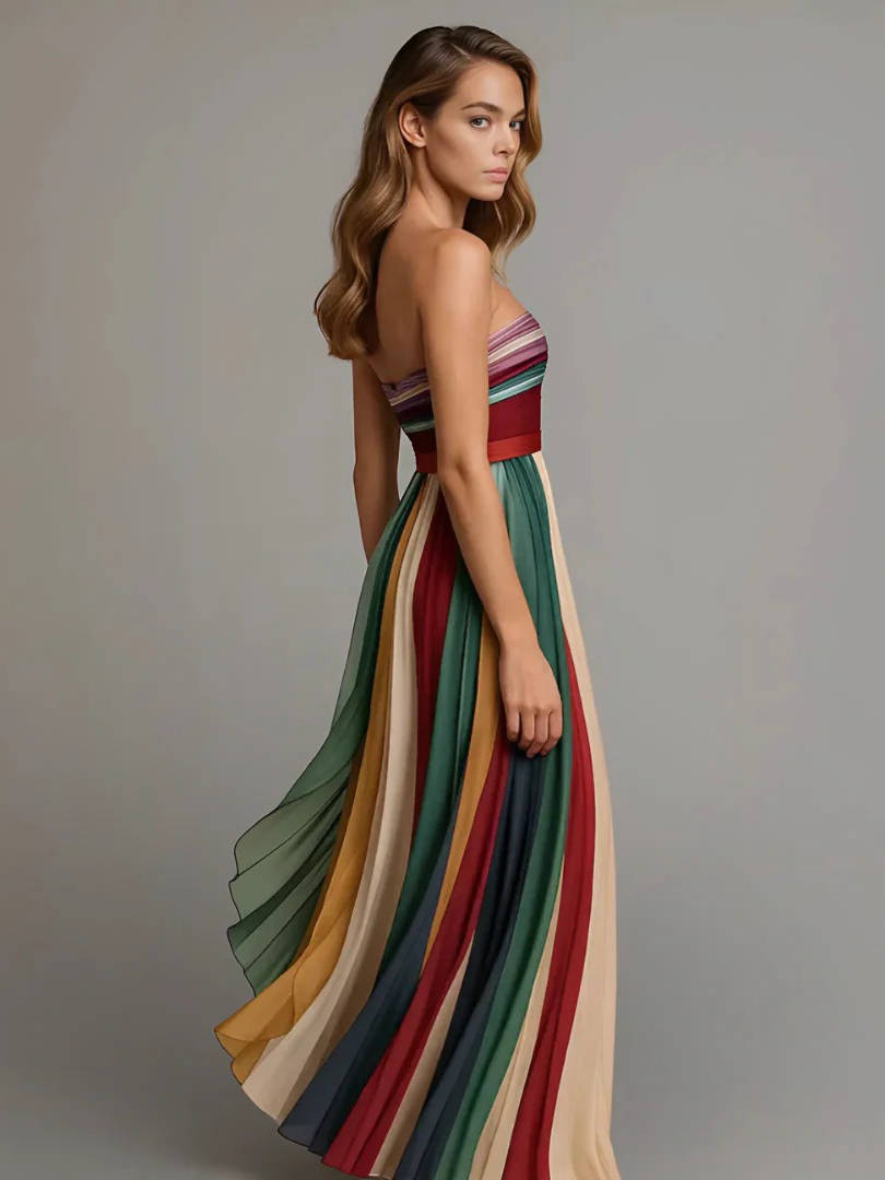 Lila Women's Maxi Dress - back view